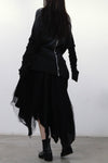 marc le bihan 4 seam Raz collar sweater 1749 black black